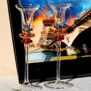 Vintage candles holders